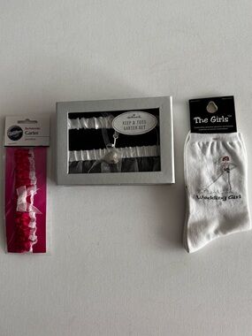 Wedding Day & Bachelorette Novelty Accessories Bundle of 3 NIP